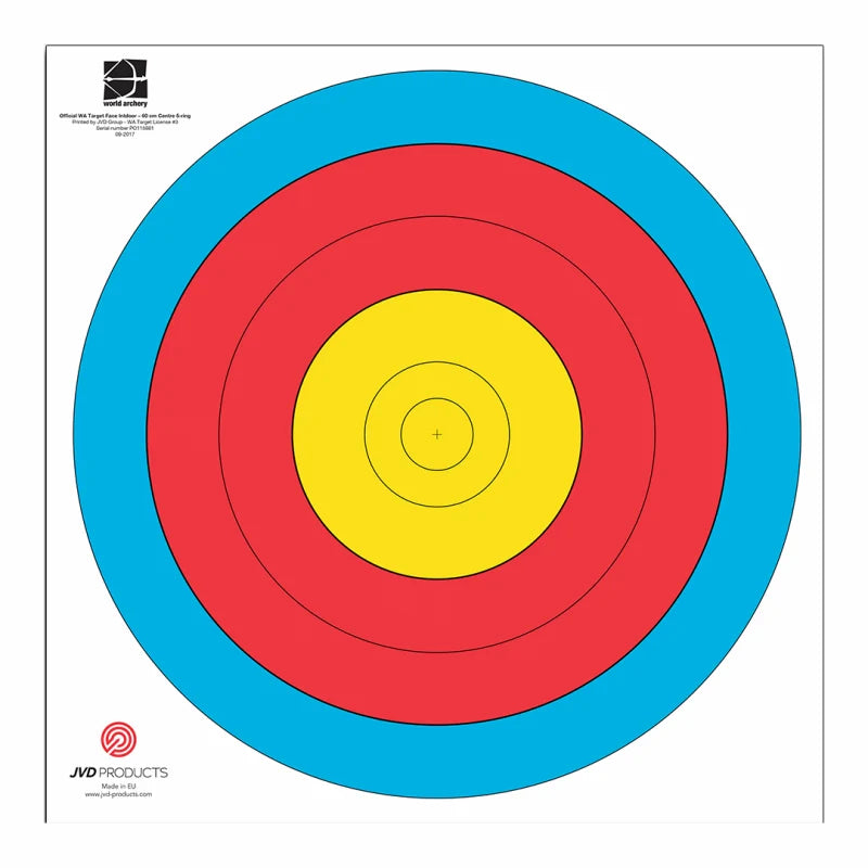 JVD Target Face Fita 80 cm Centre 5-Ring