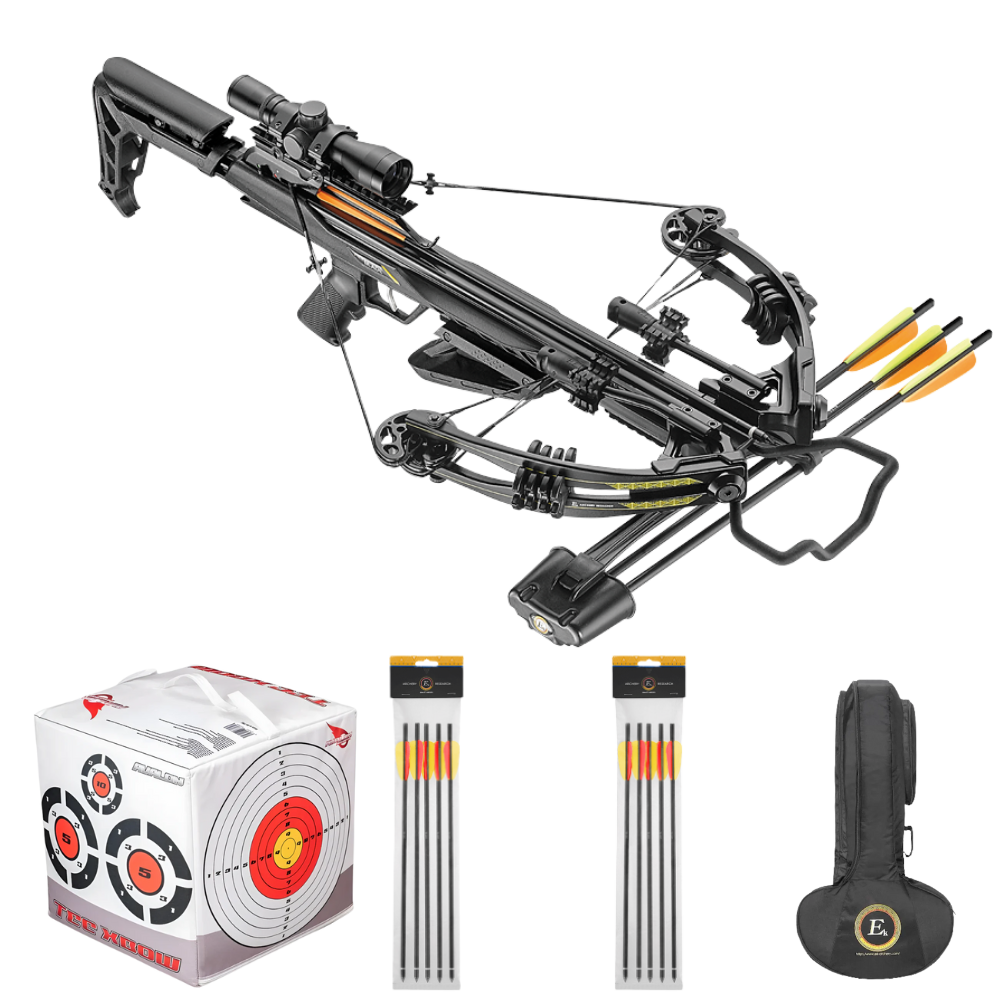 EK Archery Blade+ Black Compound Crossbow Bundle