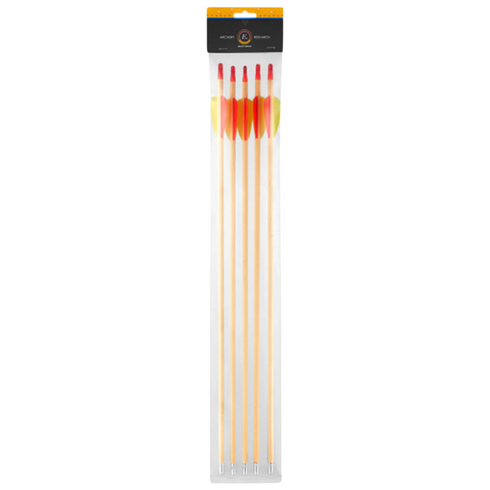 EK Archery Target Wooden Arrows - 5 Pack
