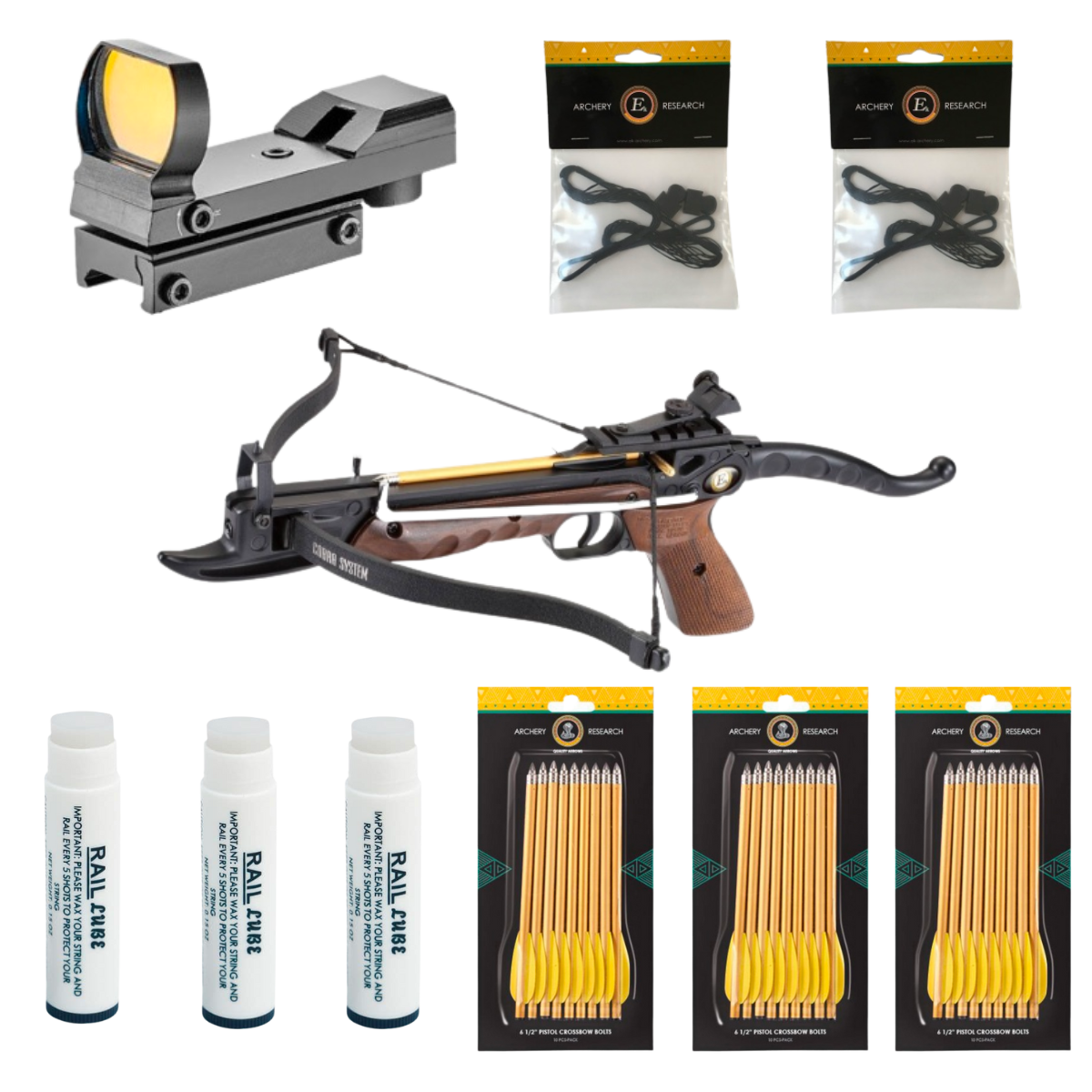EK Archery Cobra Pistol Crossbow Bundle