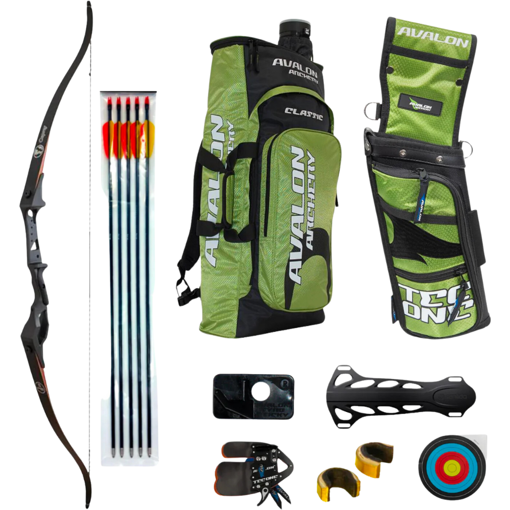 Sanlida Mens Starter Recurve Bow Kit 'Terra' 35lbs RH