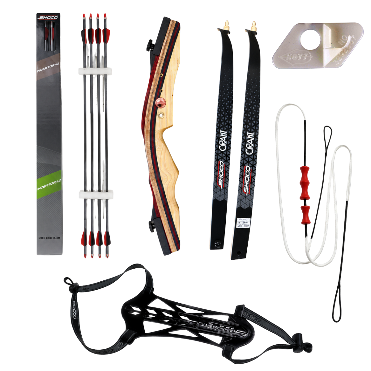 Shocq Archery Recurve Bow Kit Club