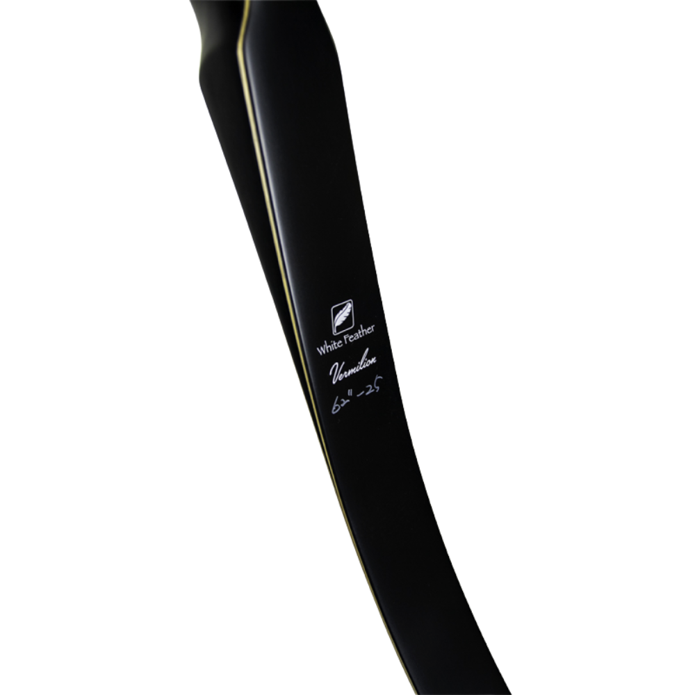 White Feather Fieldbow Vermilion 62"