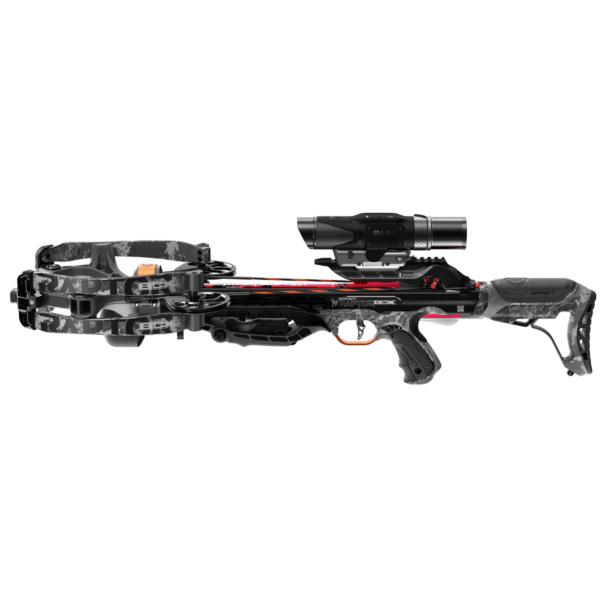 Barnett Hyper Raptor BCX BUK Ops X-Factor Scope Compound Crossbow Package 425fps