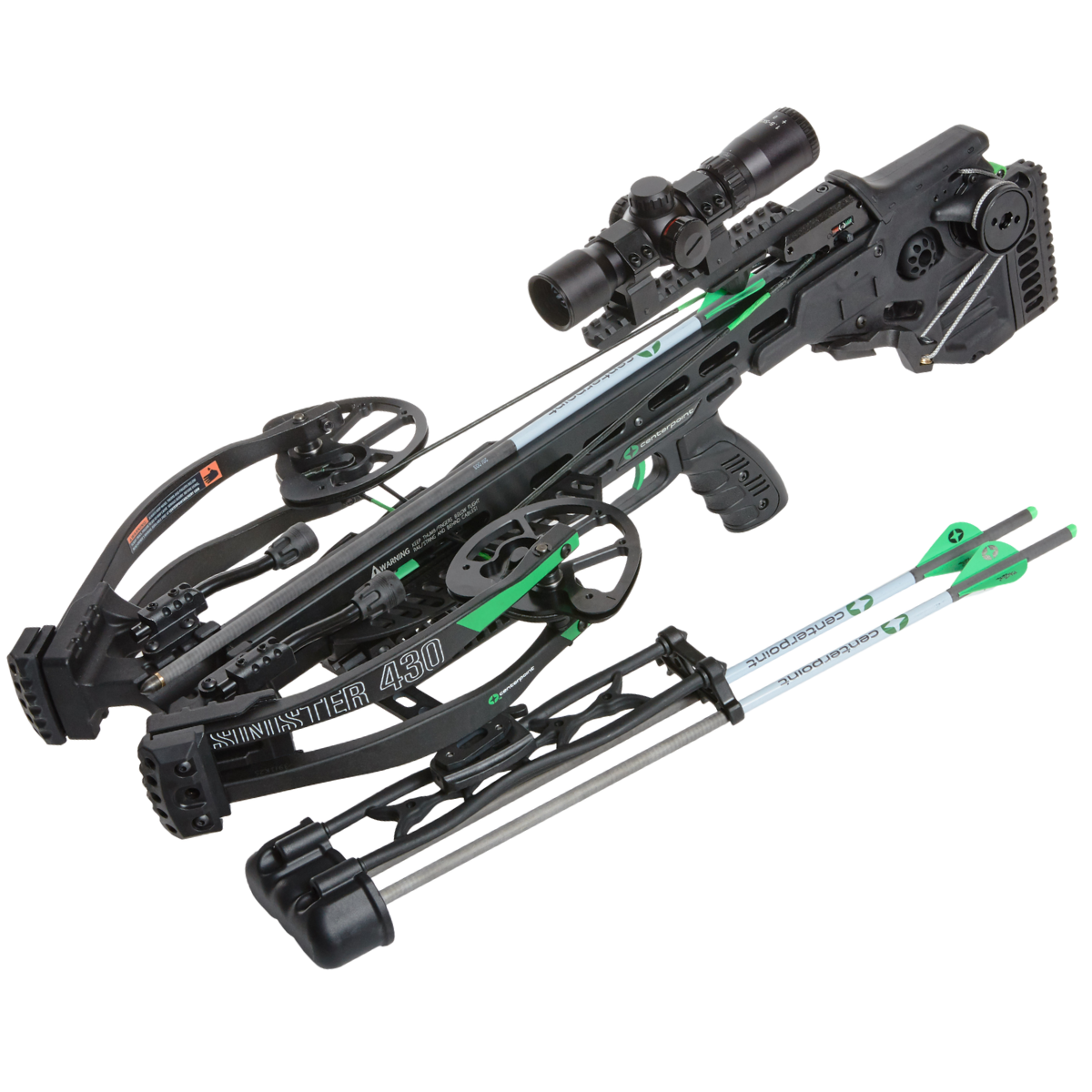 CenterPoint Sinister 430 Compound Crossbow Package 430fps