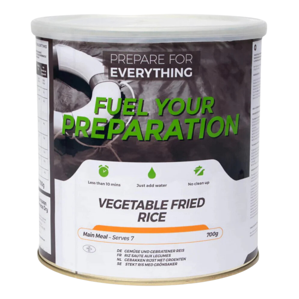 Fuel Your Preparation Vegetable Fried Rice Freeze Dried Meal Tin