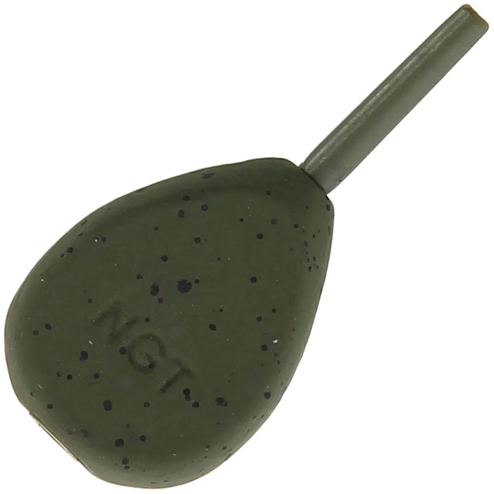NGT Fishing Leads 1.5oz Inline Flat Pear - 10pk