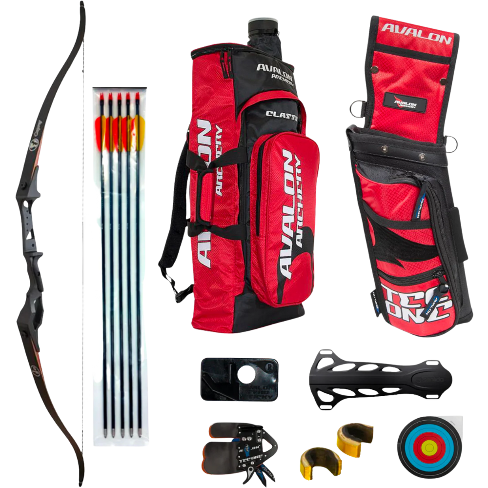 Sanlida Mens Starter Recurve Bow Kit 'Fire' 35lbs RH