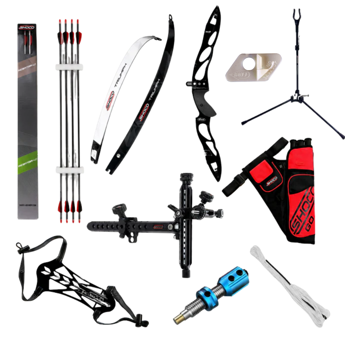 Shocq Archery Recurve Bow Kit Intermediate