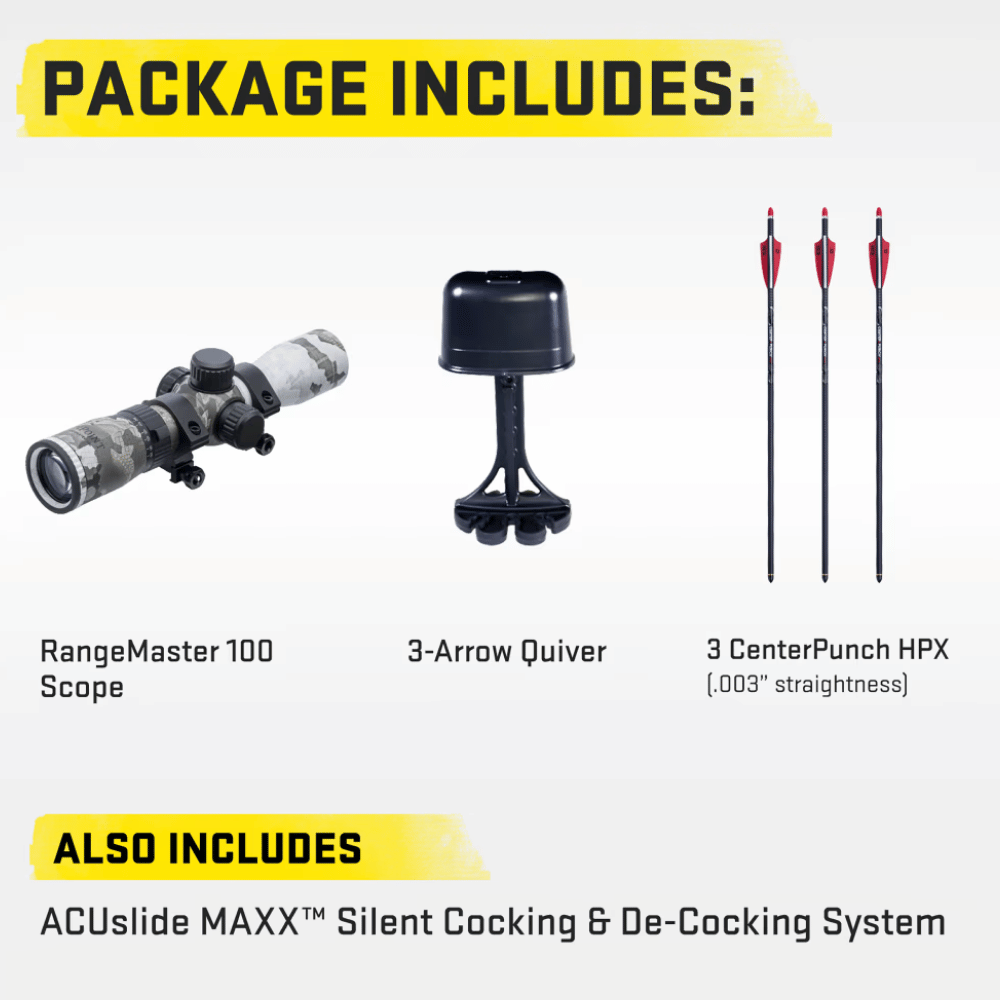 Tenpoint TX 28 Compound Crossbow Package 410fps