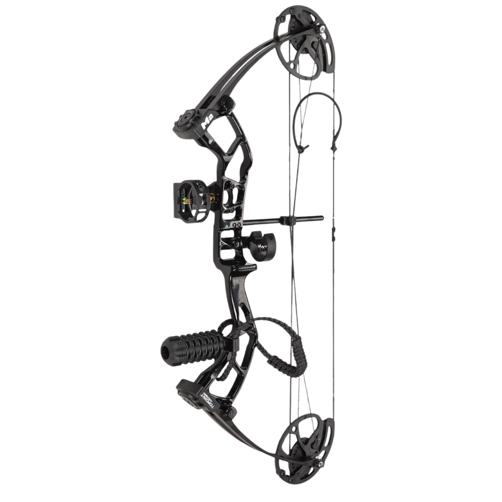 Topoint M2 Compound Bow Kit – Adjustable Youth & Beginner Archery Set