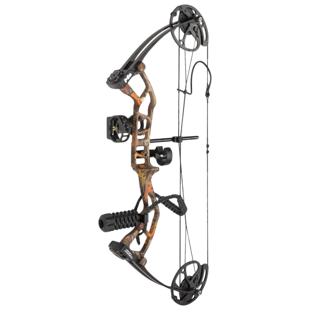 Topoint M2 Compound Bow Kit – Adjustable Youth & Beginner Archery Set