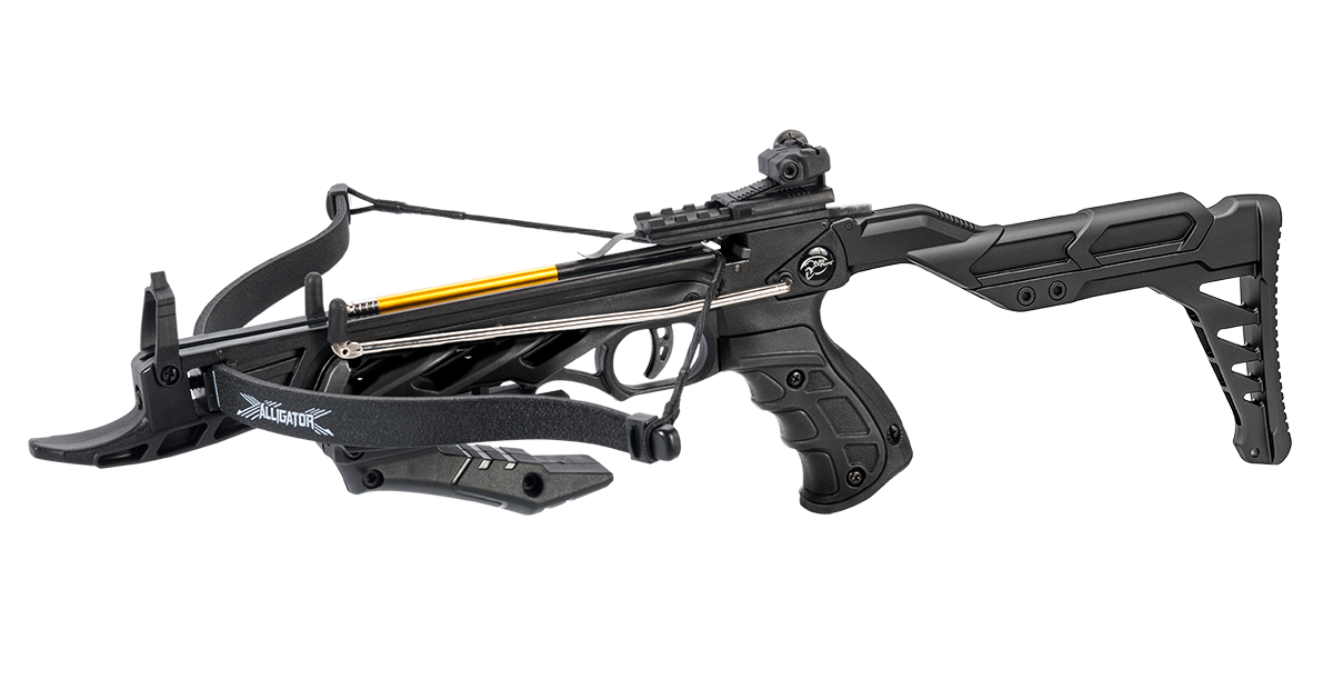 Man Kung MK-TCS2BK Alligator Deluxe Pistol Crossbow - Black